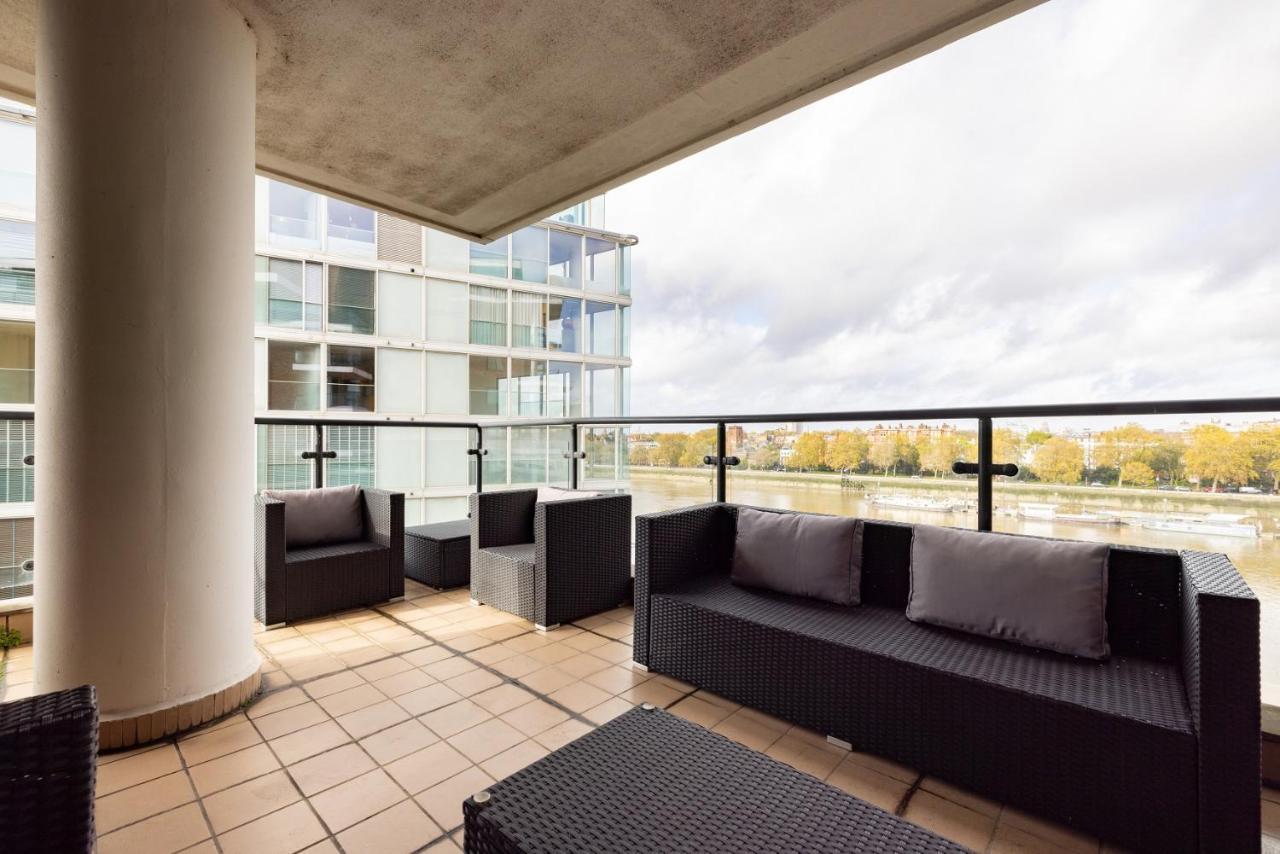 The River Thames View - Stunning 2bdr Flat With Study + Balcony Apartamento *