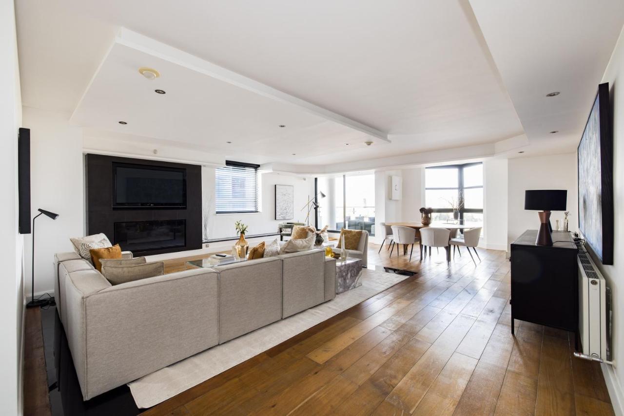 The River Thames View - Stunning 2bdr Flat With Study + Balcony Apartamento